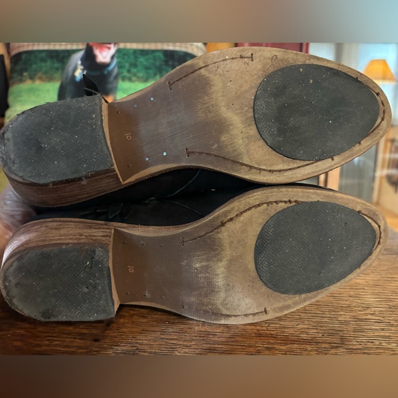 Sam Edelman Suede Zip Booties - Picture 5 of 6